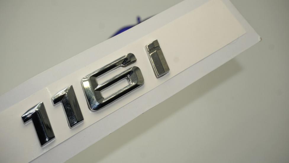 Bmw 116İ Bagaj Krom Metal 3M 3D Yazı Logo