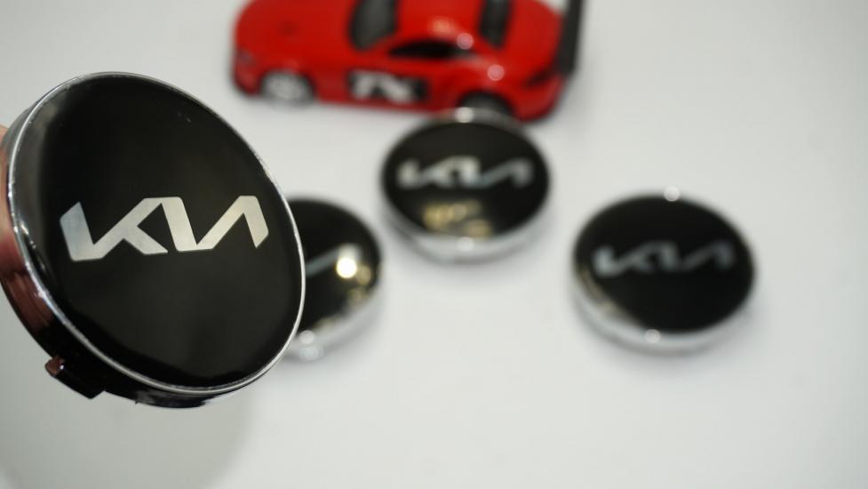 Kia Yeni Nesil Logo Jant Göbeği Kapak Seti 60mm