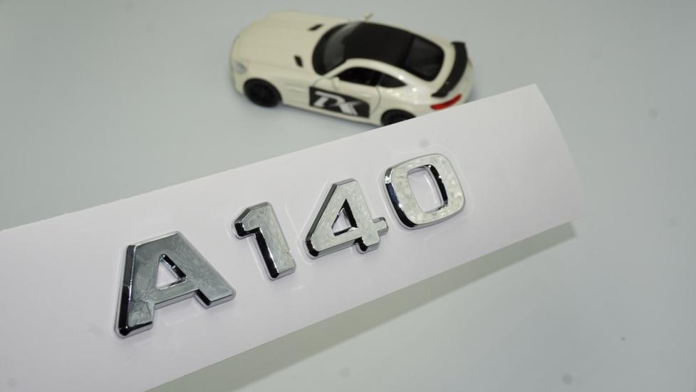 DK Benz A140 Bagaj Krom ABS 3M 3D Yazı Logo