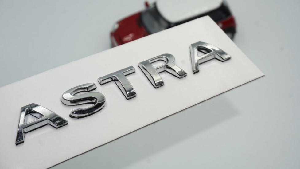 Opel Astra Bagaj Krom ABS 3M 3D Yazı Logo Amblem