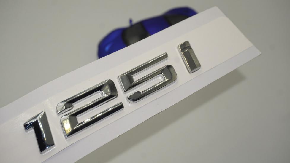 Bmw 125İ Bagaj Krom Metal 3M 3D Yazı Logo