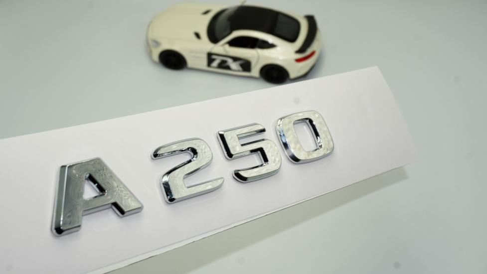 DK Benz A250 Bagaj Krom ABS 3M 3D Yazı Logo