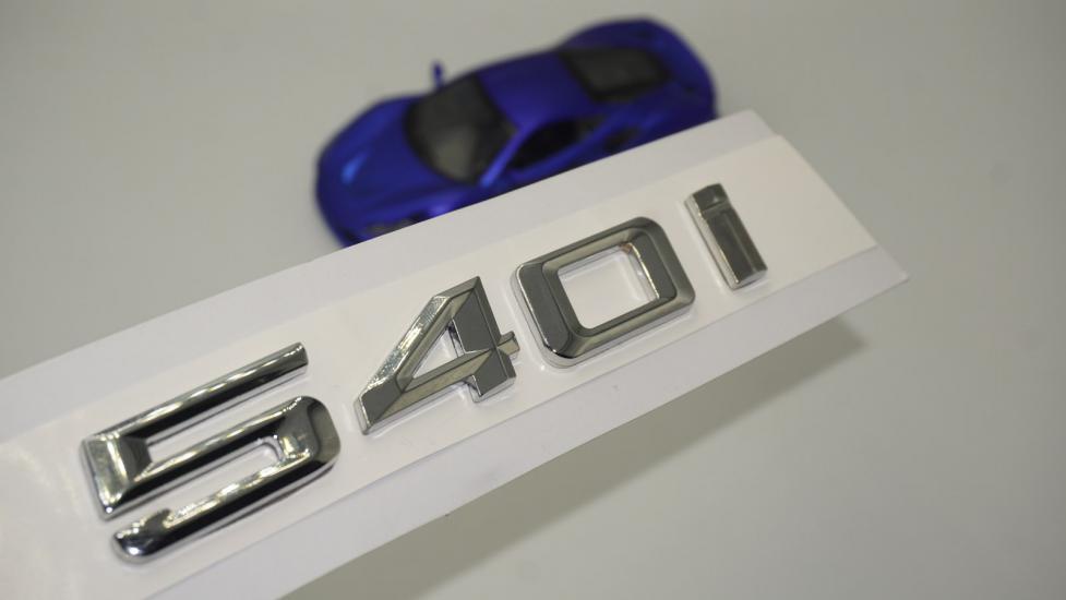 Bmw 540i Bagaj Krom Metal 3M 3D Yazı Logo