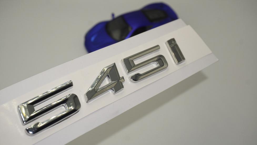 Bmw 545i Bagaj Krom Metal 3M 3D Yazı Logo