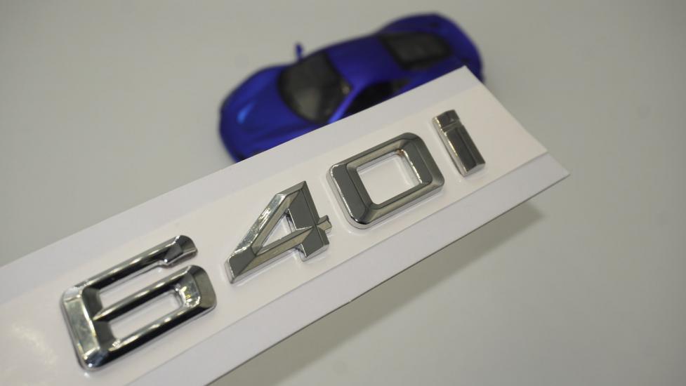 Bmw 640i Bagaj Krom Metal 3M 3D Yazı Logo