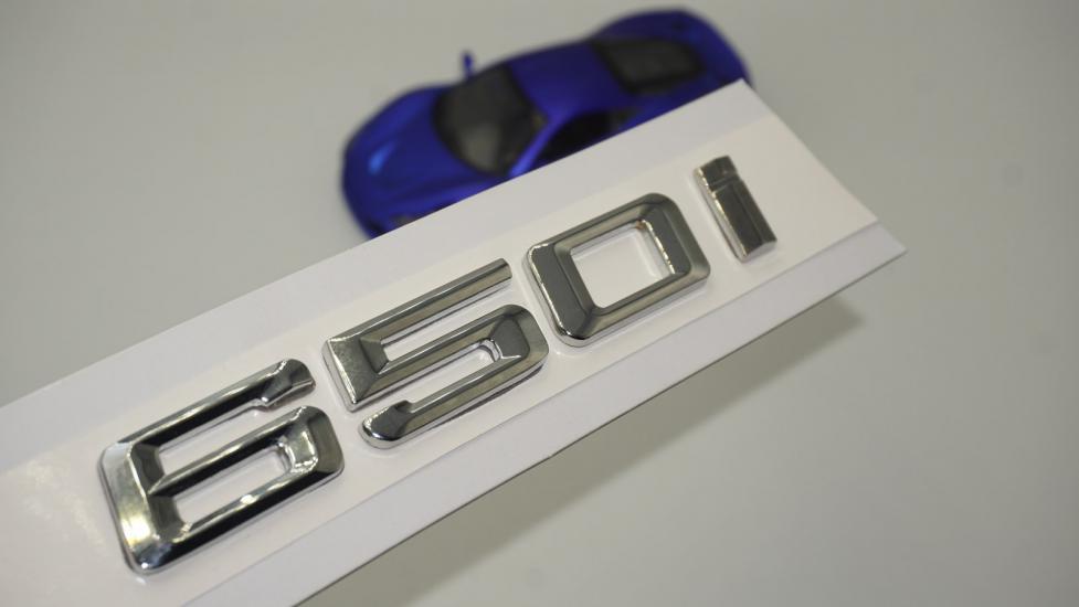 Bmw 650i Bagaj Krom Metal 3M 3D Yazı Logo