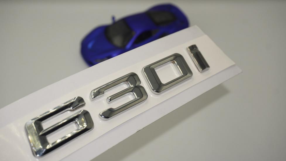 Bmw 630i Bagaj Krom Metal 3M 3D Yazı Logo