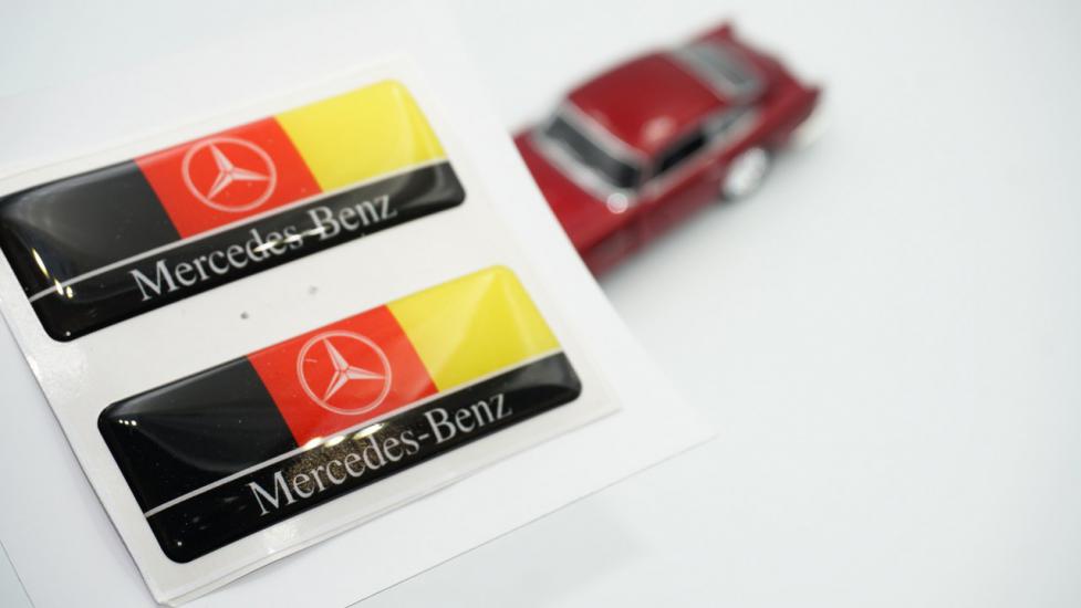 Mercedes Benz Logo Damla Silikon Grup Sticker
