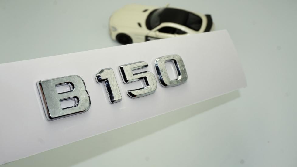 DK Benz B150 Bagaj Krom ABS 3M 3D Yazı Logo