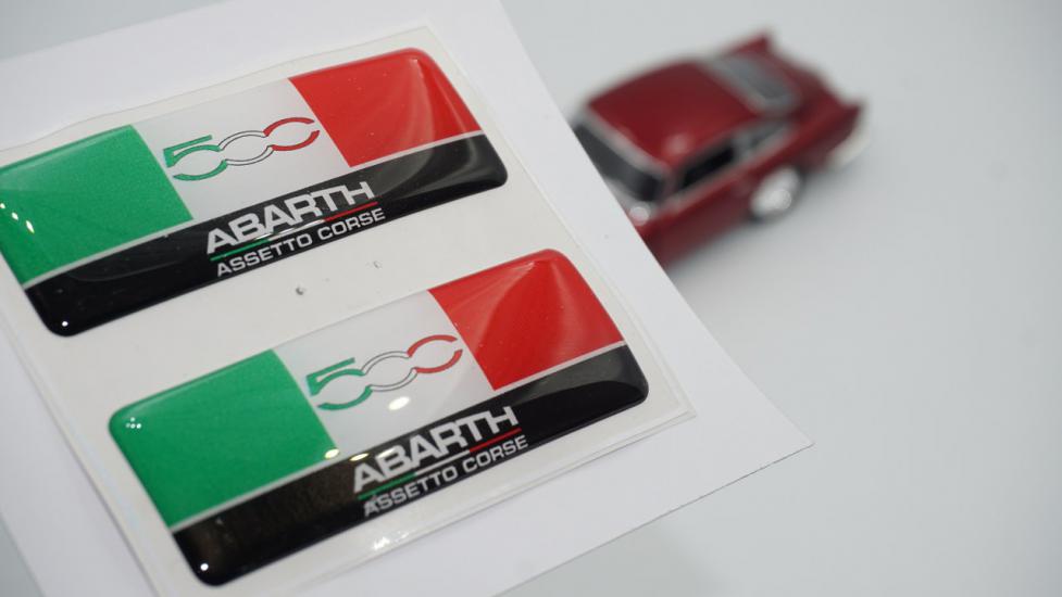 Fiat Abarth Logo Damla Silikon Grup Sticker