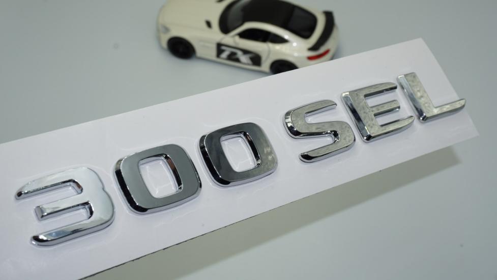 Dk Tuning 300SEL Bagaj Krom Abs 3m 3d Yazı Logo Benz İle Uyumlu