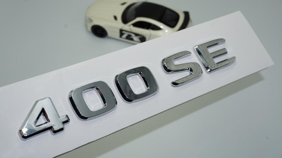 DK Tuning 400 SE Bagaj Krom ABS 3M 3D Yazı Logo Benz İle Uyumlu