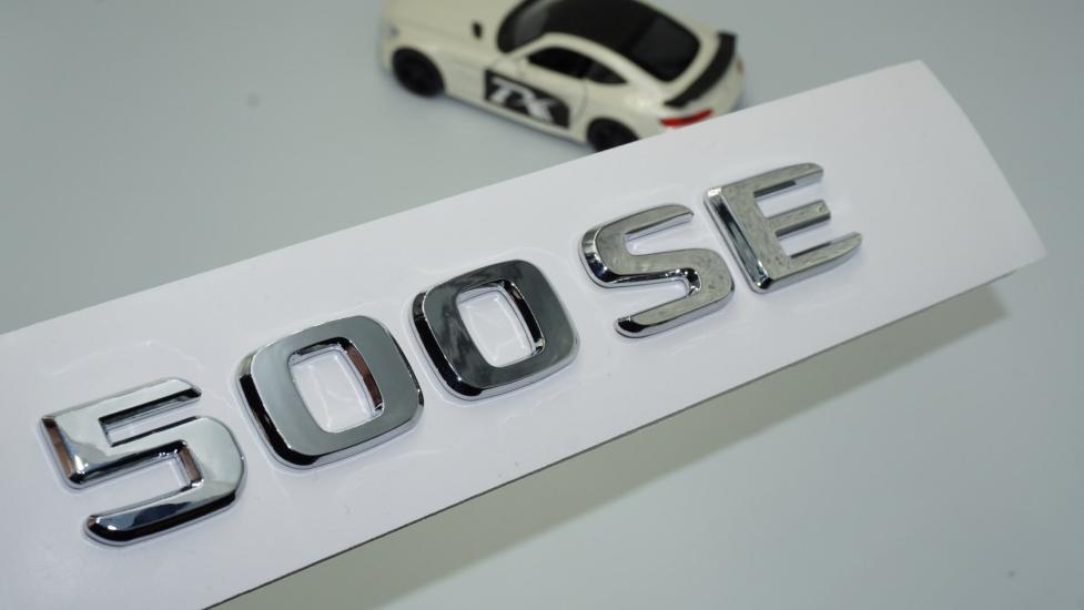 DK Tuning 500 SE Bagaj Krom ABS 3M 3D Yazı Logo Benz İle Uyumlu