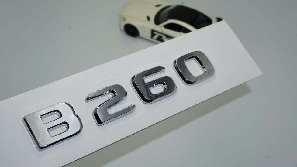 DK Tuning B260 Bagaj Krom ABS 3M 3D Yazı Logo Benz İle Uyumlu
