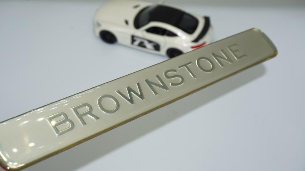 DK Tuning Brownstone Gri Bagaj Logo Land Rover İle Uyumlu