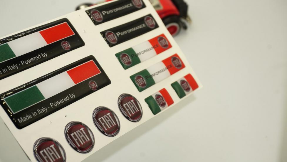 Fiat Performance Logo Damla Silikon Grup Sticker