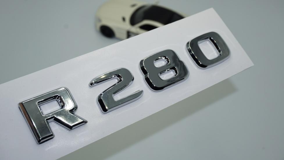 DK Tuning R 280 Bagaj Krom ABS 3M 3D Yazı Logo Benz İle Uyumlu