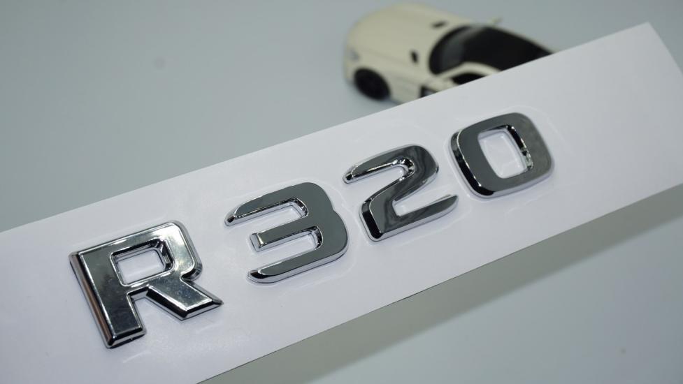 DK Tuning R 320 Bagaj Krom ABS 3M 3D Yazı Logo Benz İle Uyumlu