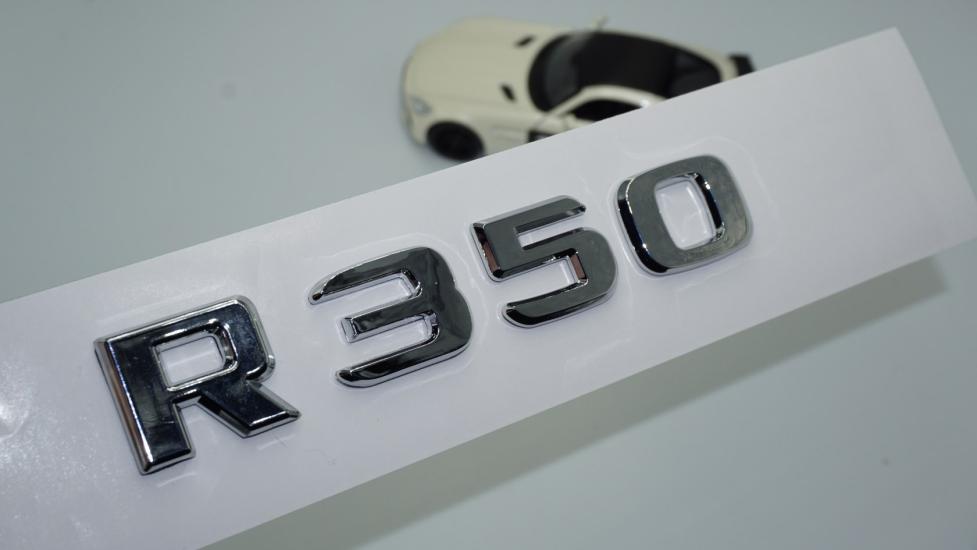 DK Tuning R 350 Bagaj Krom ABS 3M 3D Yazı Logo Benz İle Uyumlu