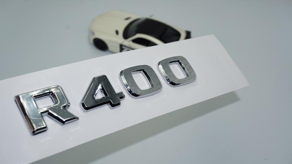 DK Tuning R 400 Bagaj Krom ABS 3M 3D Yazı Logo Benz İle Uyumlu