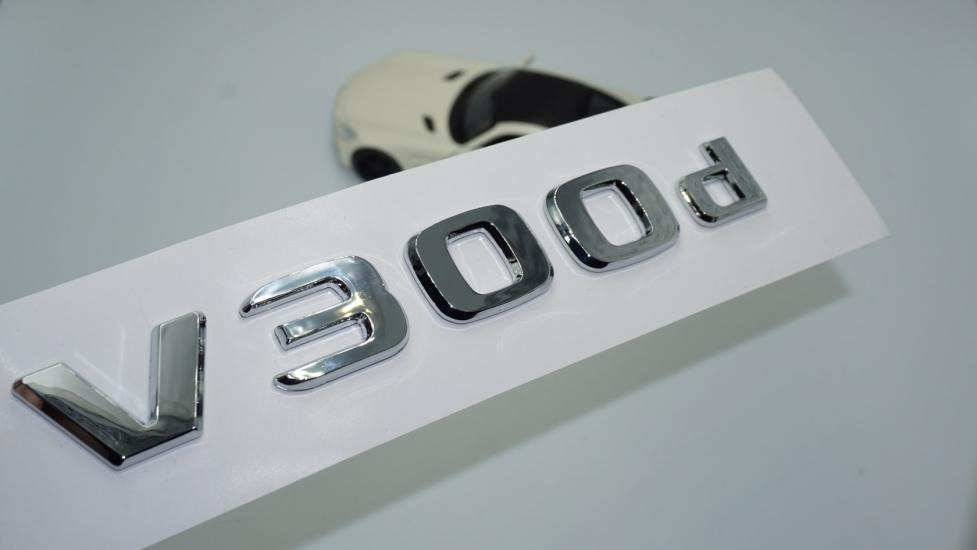 DK Tuning V 300d Bagaj Krom ABS 3M 3D Yazı Logo Benz İle Uyumlu