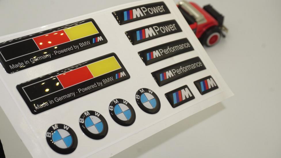 Bmw M Performance Power Logo Damla Silikon Grup Sticker