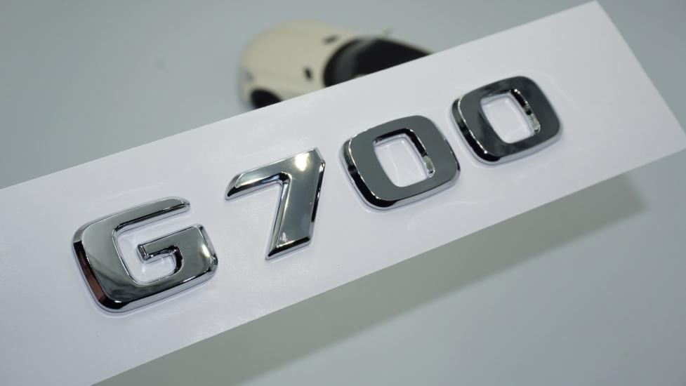 DK Tuning G 700 Bagaj Krom ABS 3M 3D Yazı Logo Benz İle Uyumlu