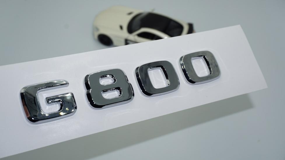 DK Tuning G 800 Bagaj Krom ABS 3M 3D Yazı Logo Benz İle Uyumlu