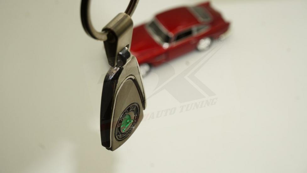 Skoda Logo Krom Metal Stil Anahtarlık New Style