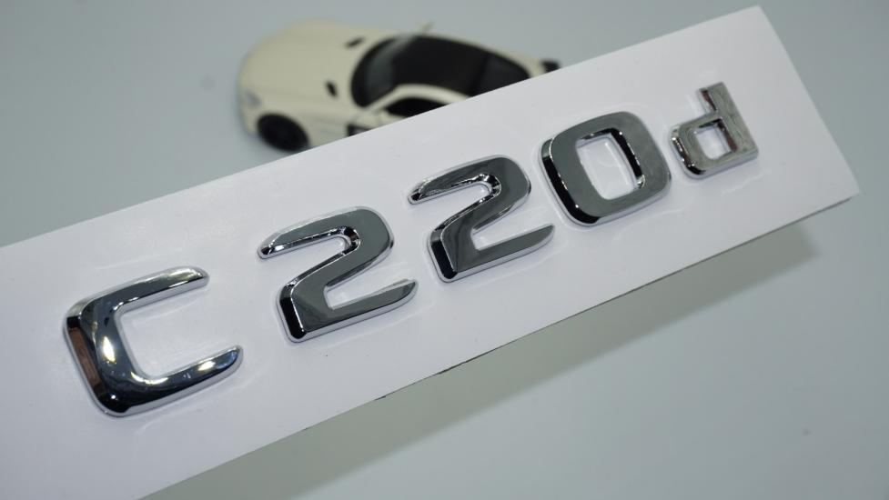 DK Tuning C 220d Bagaj Krom ABS 3M 3D Yazı Logo Benz İle Uyumlu
