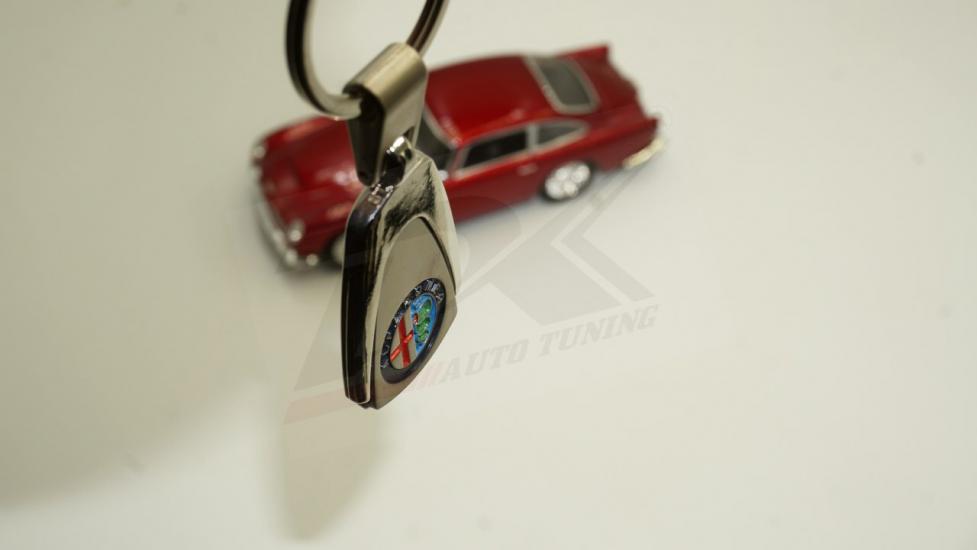 Alfa Romeo Logo Krom Metal Stil Anahtarlık New Style