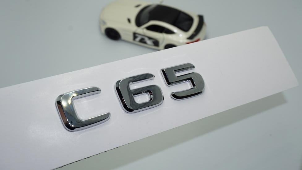 DK Tuning Benz C65 Bagaj Krom ABS 3M 3D Yazı Logo