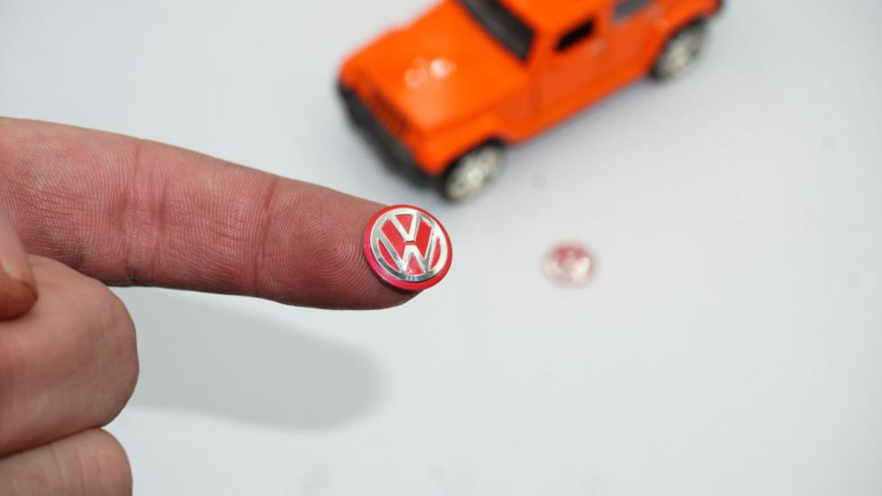 Volkswagen Oto Anahtar 3M Metal Alaşım Logo 2Li Set