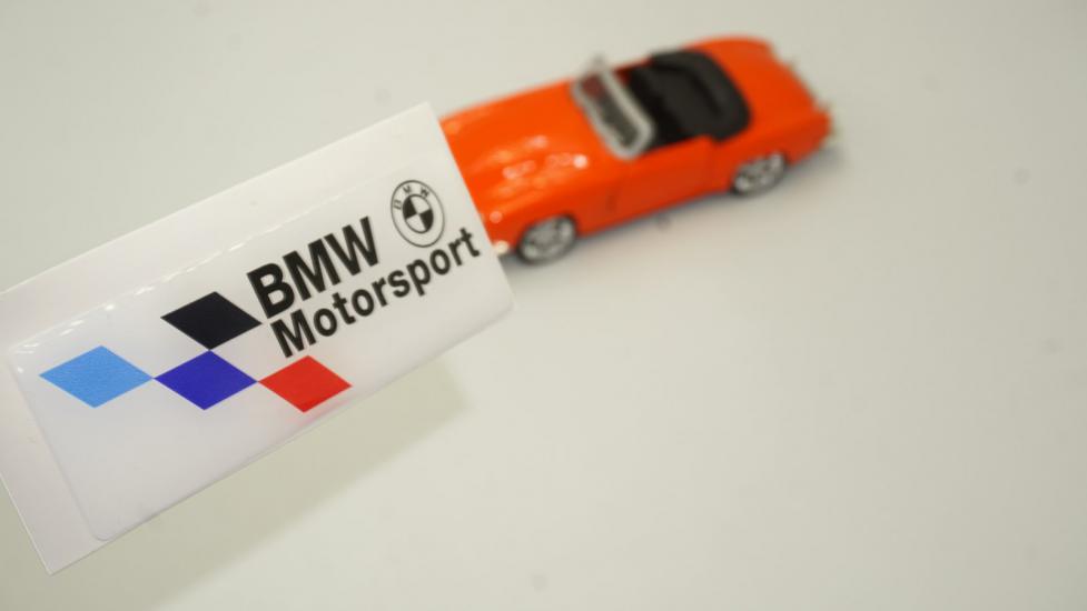 Bmw M Motorsport Logo Damla Silikon Plaka Logo Arma Amblem Yeni Stil