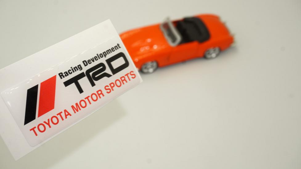 Toyota TRD Motorsport Logo Damla Silikon Plaka Logo Arma Amblem Yeni Stil