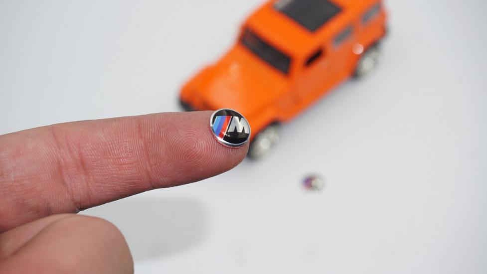 Bmw M Oto Anahtar 3M Metal Alaşım Logo 2Li Set