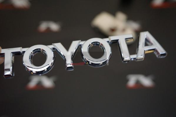 Toyota Krom ABS Bagaj 3M 3D Yazı Logo Amblem 