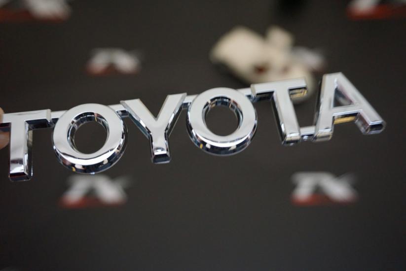 Toyota Bagaj 3M 3D Krom ABS Logo Amblem