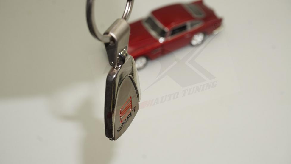 Seat Logo Krom Metal Stil Anahtarlık New Style
