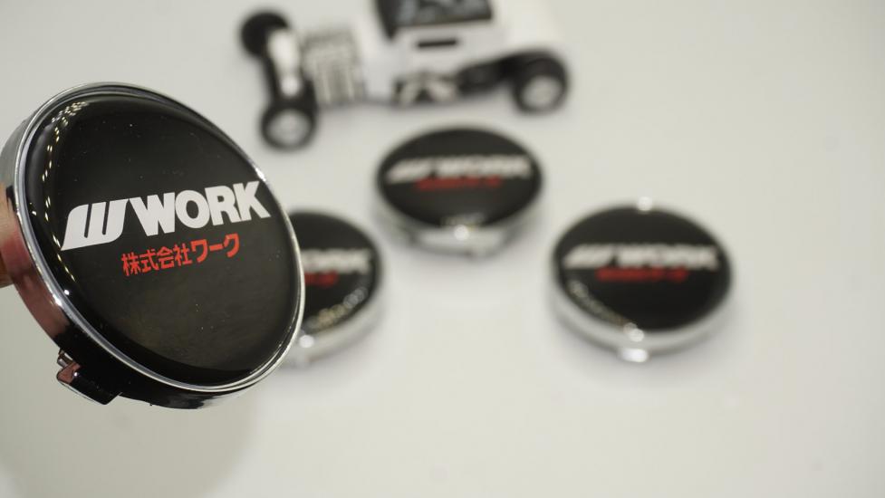 Work Logo Jant Göbeği Kapak Seti 60mm