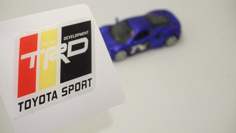 Toyota TRD Sport Logo Damla Silikon Plaka Logo Arma Amblem Yeni Stil