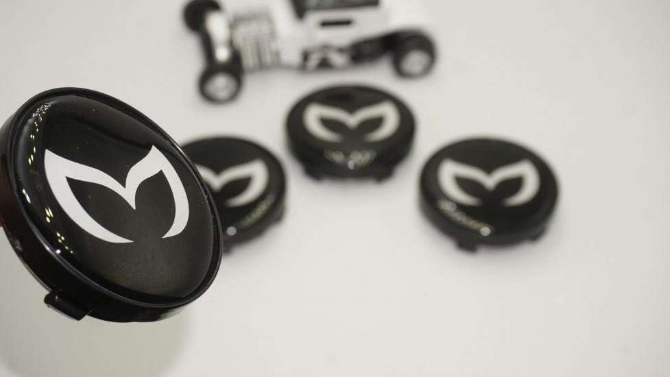 Mazda Batman Logo Jant Göbeği Kapak Seti 60mm