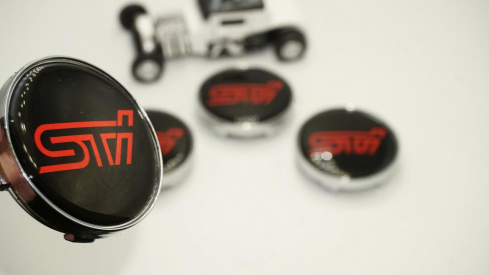 Subaru STi Jant Göbeği Kapak Seti 60mm
