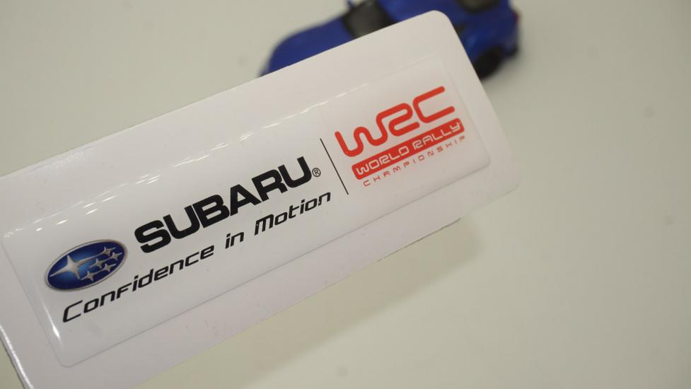 Subaru WRC Logo Damla Silikon Plaka Logo Arma Amblem Yeni Stil