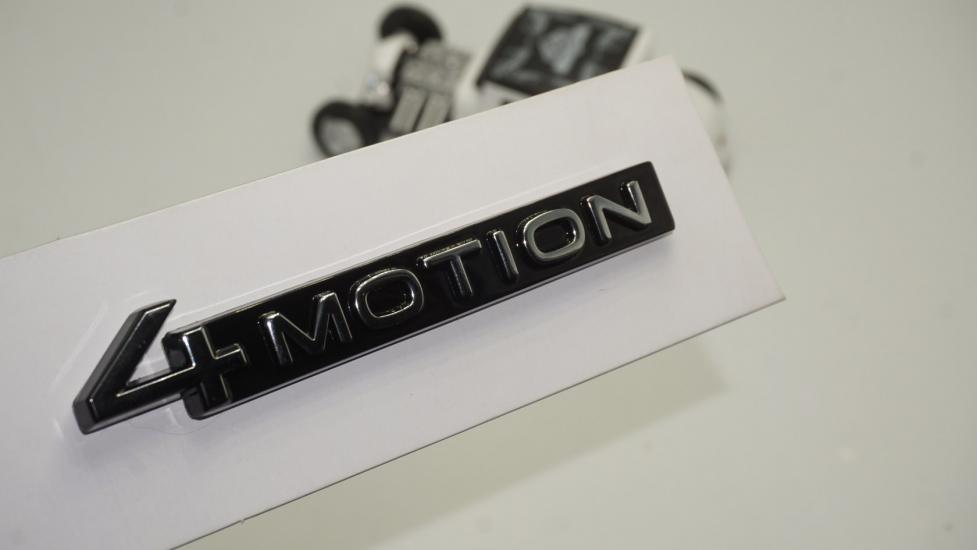 Volkswagen 4 Motion Ön Panjur Yeni Nesil Krom Metal Logo Amblem Orjinal Ürün
