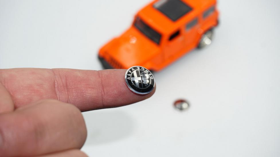 Alfa Romeo Oto Anahtar 3M Metal Alaşım Logo 2Li Set