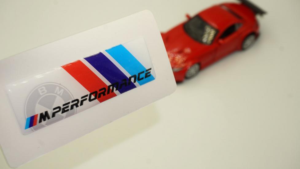 Bmw M Performance Logo Damla Silikon Plaka Logo Arma Amblem Yeni Stil