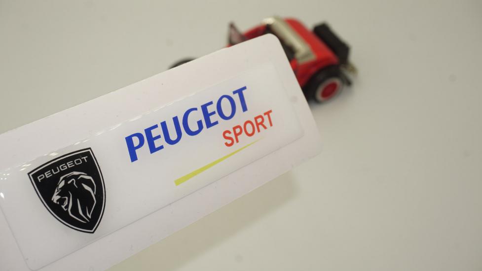 Peugeot Sport Lion Logo Damla Silikon Plaka Logo Arma Amblem Yeni Stil