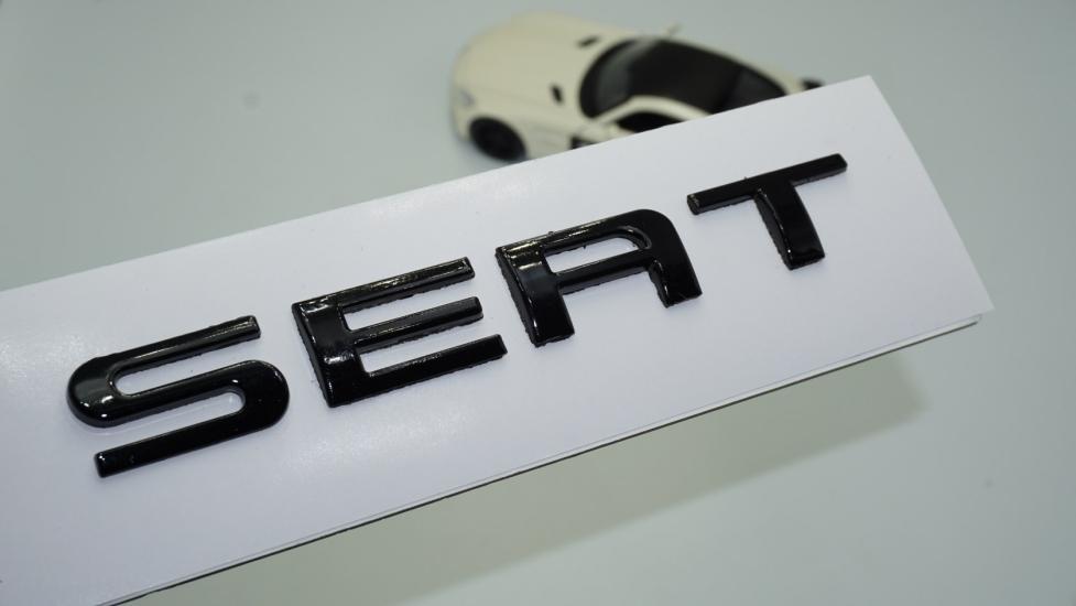 DK Tuning Seat Siyah ABS 3M 3D Bagaj Yazı Logo