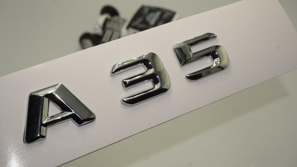 A35 Bagaj Krom Metal 3M 3D Yazı Logo